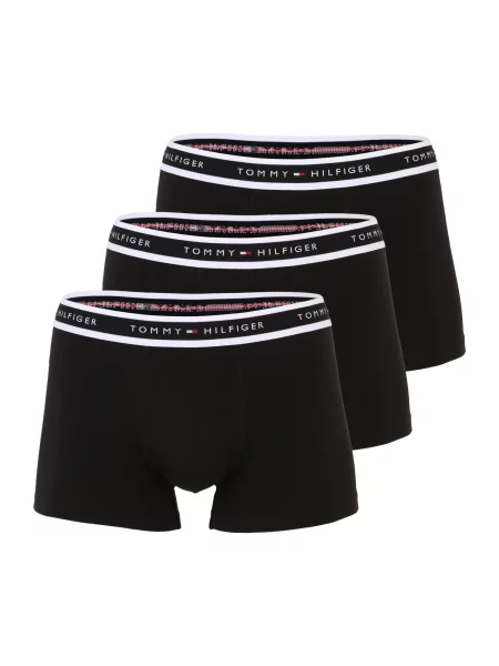 Tommy Hilfiger Underwear Boxeri negru alb