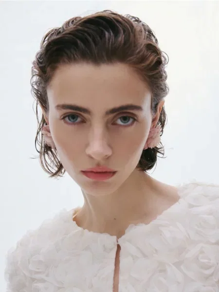 Серьги Reserved розовые