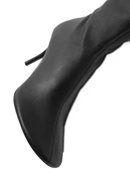 Botine Acne Studios din piele negru