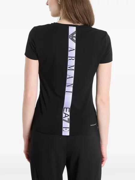 Μικρός μπλούζα Ea7 Emporio Armani με σχέδιο μαύρο