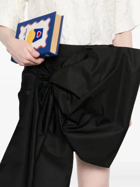 Fusta mini N°21 cu funde negru