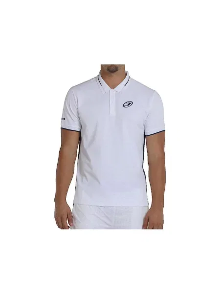 Tricou polo Bullpadel alb