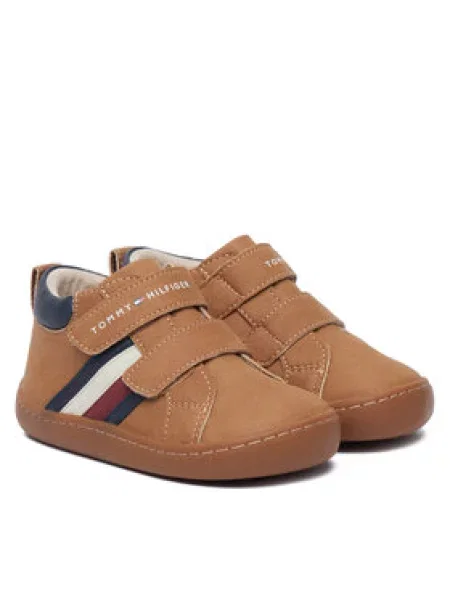 Sportcipők Tommy Hilfiger Mid Cut Velcro Sneaker barna