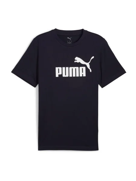 PUMA Tricou ESS No. 1 albastru noapte alb