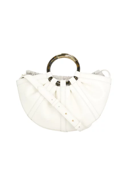 Coccinelle Torebka Z Woreczkiem beige biała