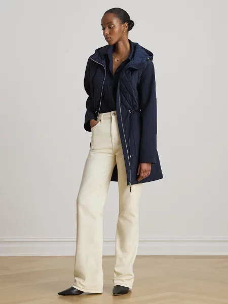 Prechodná bunda Lauren Ralph Lauren modrá