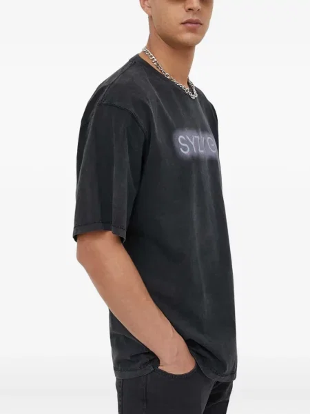 Tricou Won Hundred scurt negru