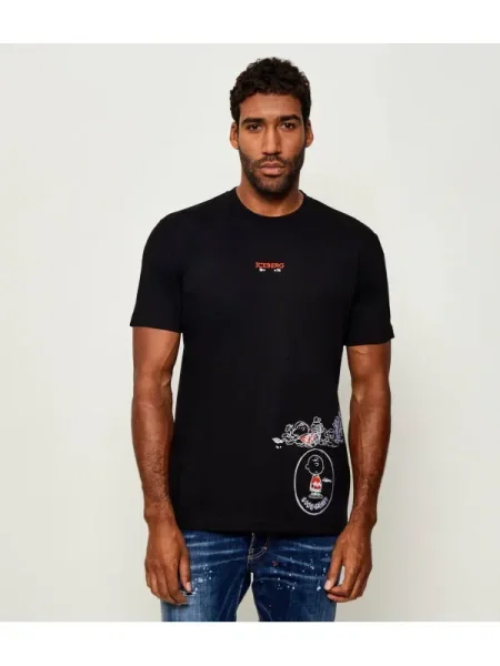Iceberg Tricou ICE ICEBERG X PEANUTS negru
