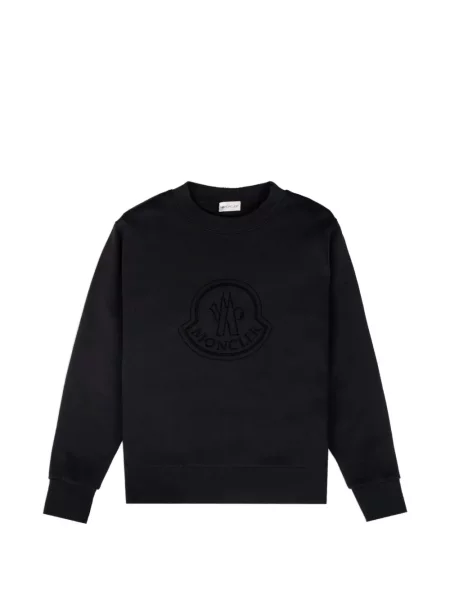 Hanorac Moncler cu broderie negru