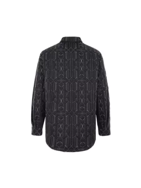 Koszula Palm Angels casual czarna