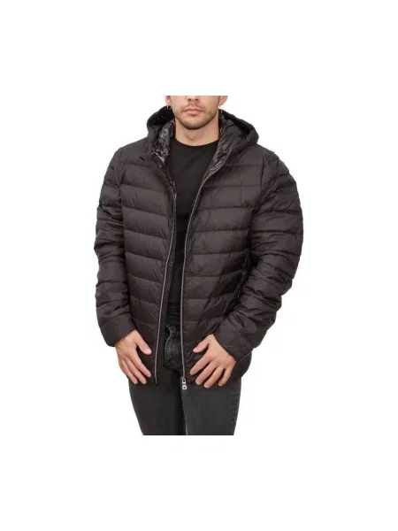 Geacă Geox cu glugă negru