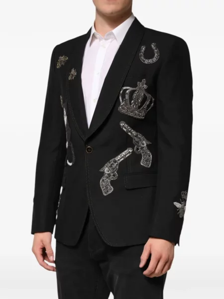 Μπλέιζερ Dolce & Gabbana με πέτο μαύρο