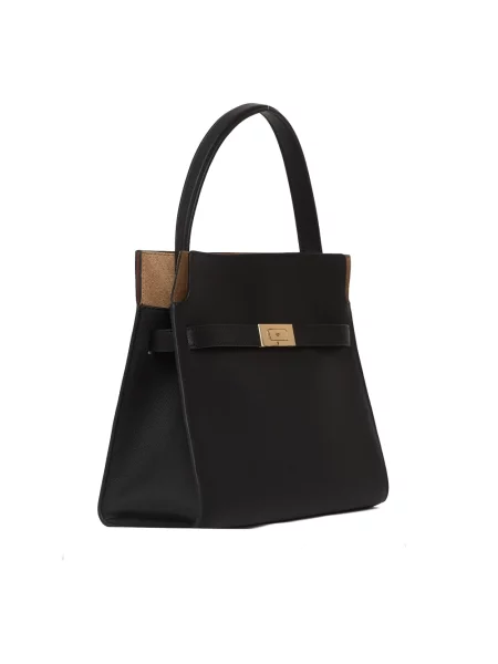 Torebka Tory Burch skórzana czarna
