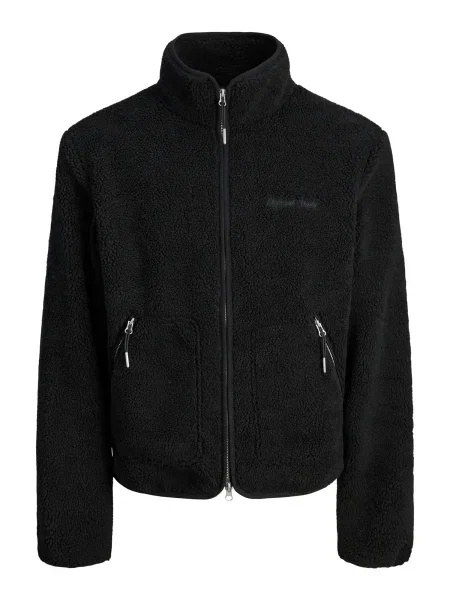 Prehodna jakna Jack & Jones iz flisa črna