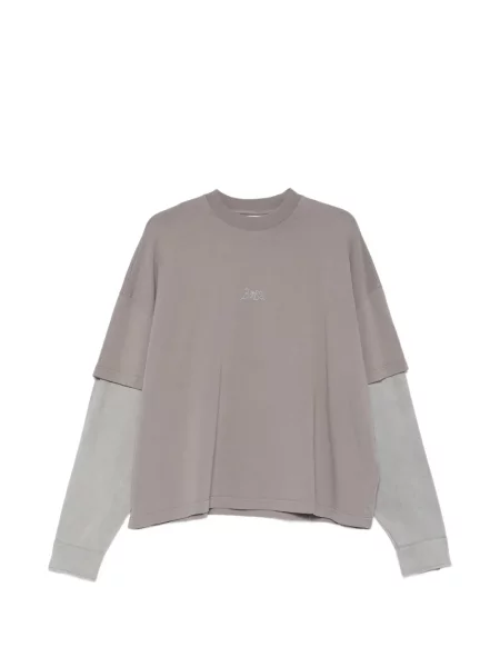 Tričko Bonsai s výšivkou hnědé