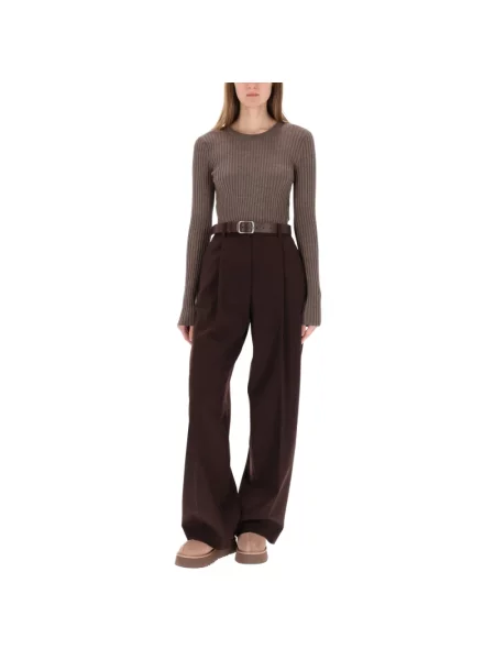 Sweter Helmut Lang brązowy