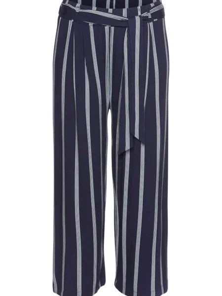 LASCANA Pantaloni bleumarin alb
