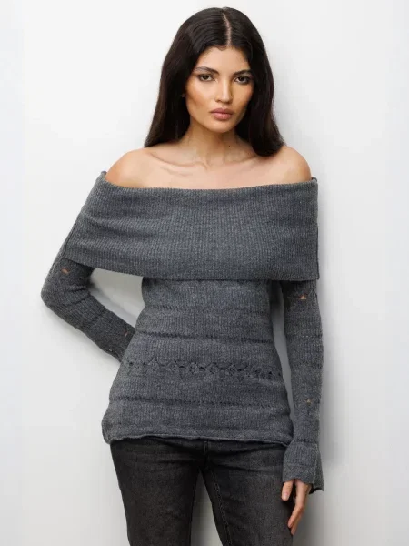 MixRay Pulóver Pullover sötétszürke
