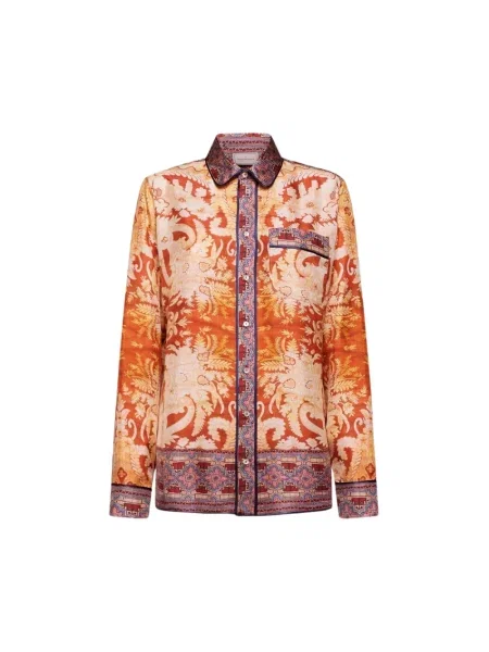 Koszula dżinsowa Pierre Louis Mascia żółta