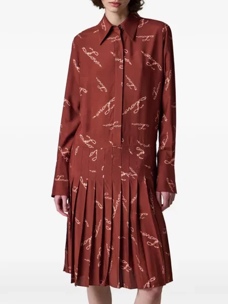 Rochie tip cămașă Paul Smith cu imagine roșu