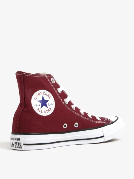 Vínové unisex členkové tenisky s logom Converse Chuck Taylor All Star Seasonal