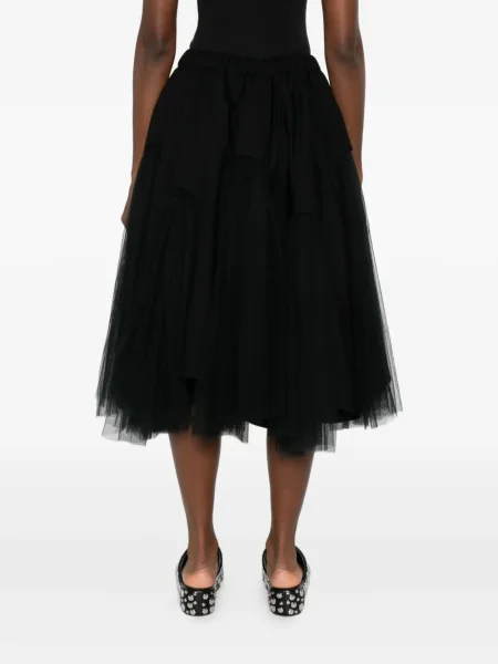 Fustă Noir Kei Ninomiya din tul negru