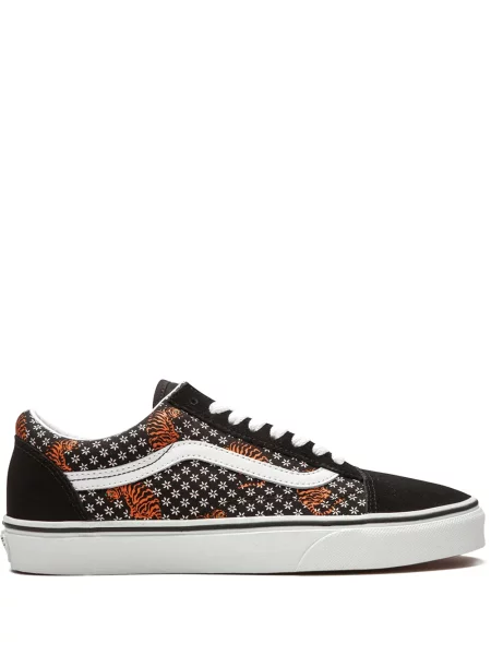 Sneakerși Vans Old Skool cu model floral negru