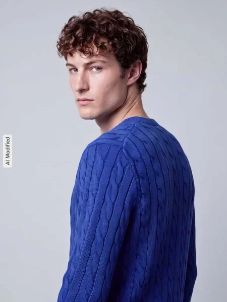 Polo Ralph Lauren Sweter niebieski