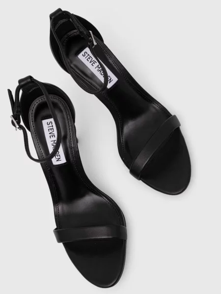 Шкіряні сандалі Steve Madden Tecy чорний