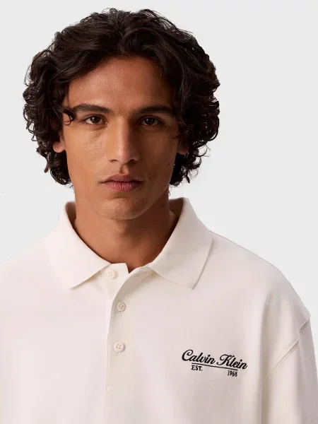 Махровий светр Calvin Klein Jeans білий