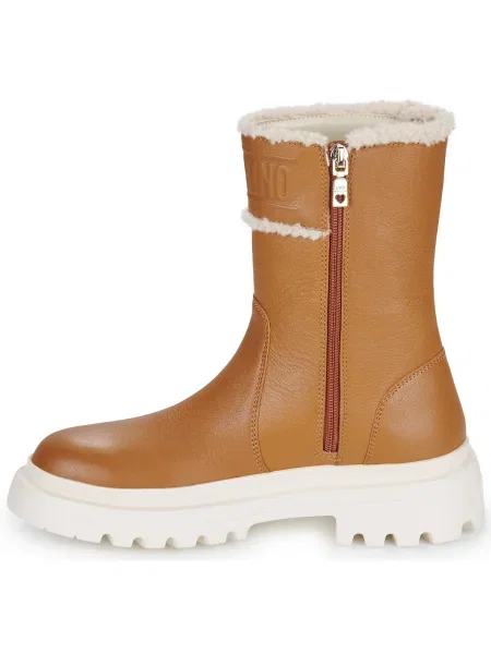 Cizme scurte Love Moschino maro