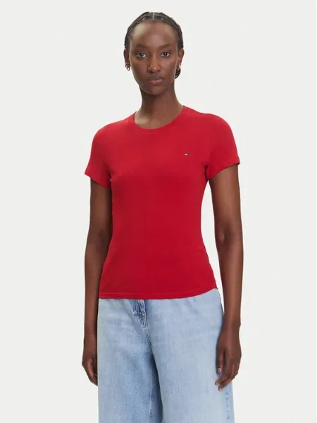 Tommy Jeans Póló piros fehér