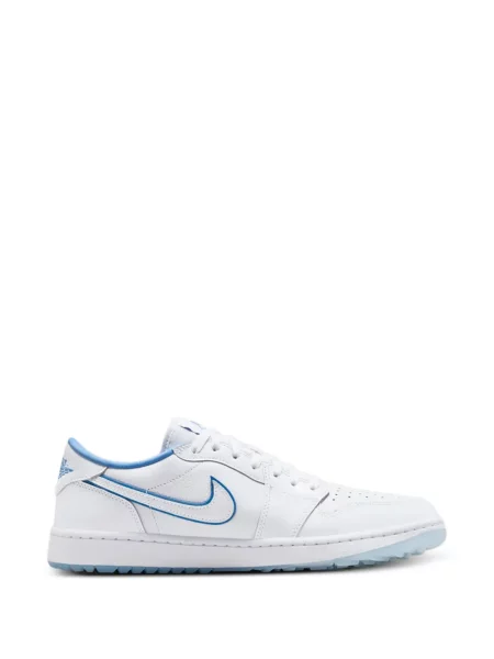 Golf sneakerși Jordan Air Jordan 1 cu șireturi din dantelă alb