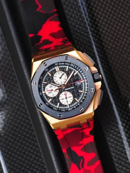Zegarek Horus Watch Straps na ramiączkach czerwony