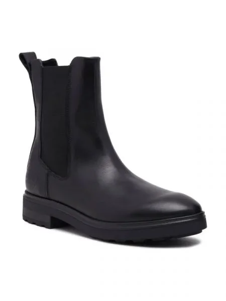 Calvin Klein De piele ghete chelsea negru