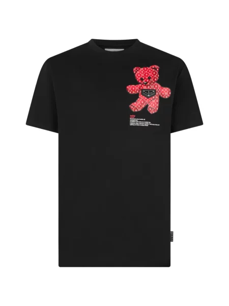 Ursuleț de pluș tricou Philipp Plein din jerseu negru