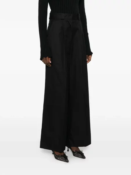 Cu centură pantaloni Balenciaga negru
