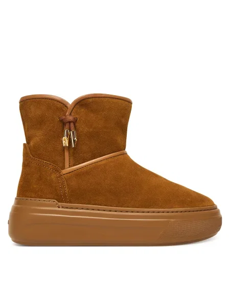Furla cizme de zăpadă din piele întoarsă Nuage Snow Boot maro