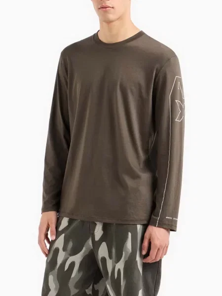 Лонгслів Armani Exchange хакі