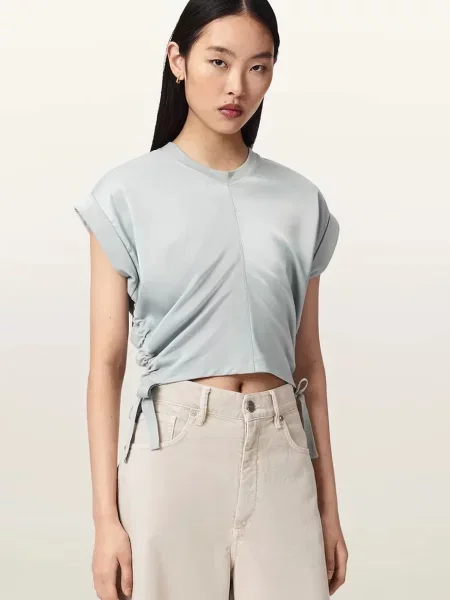 AllSaints bluza za žene MIRA SATIN plava