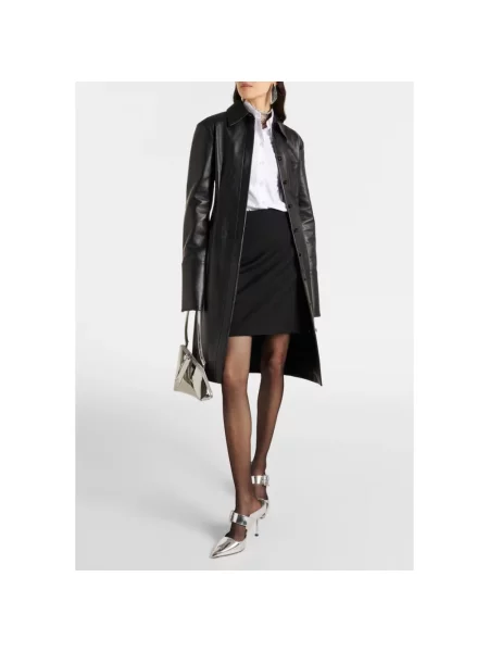 Spódnica mini Sportmax wełniana czarna