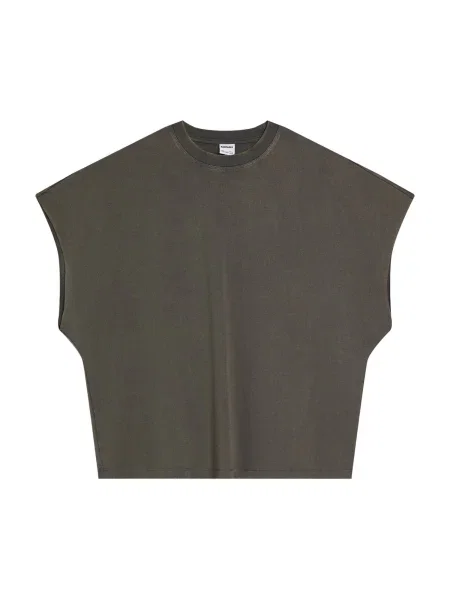 Bershka Majica blata črna