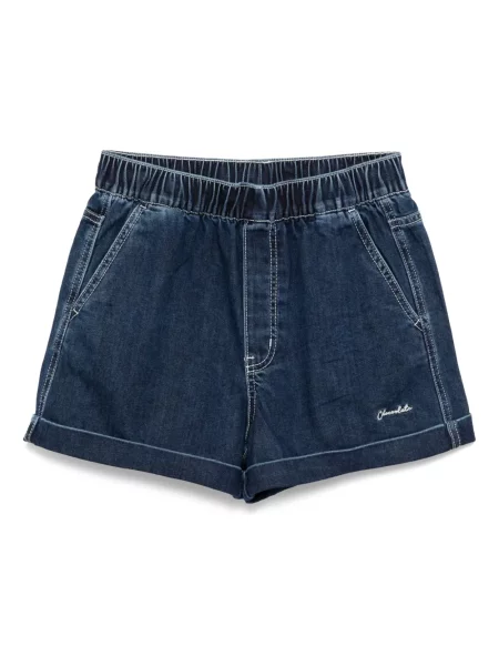 Haftowane szorty :chocoolate niebieskie