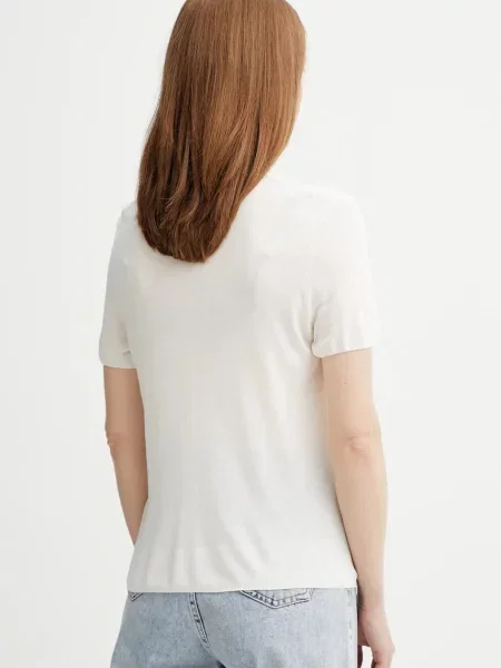 Calvin Klein t-shirt beżowa