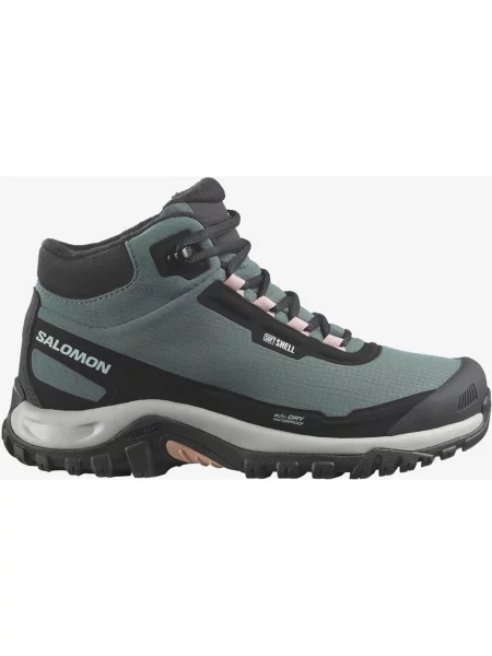 Buty trekkingowe Salomon Shelter WaterProof szaroczarny 36 zielony