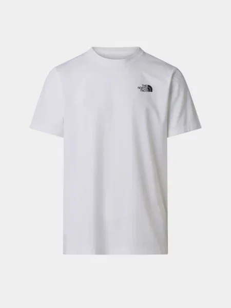 Футболка The North Face M MONTE REGULAR SHORT SLEEVE T бавовна/поліестер білий
