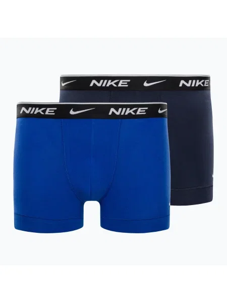 Pánske boxerky Nike Everyday Cotton Stretch Trunk IEV obsidian/game royal biela