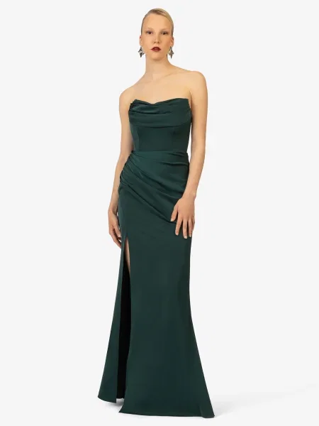 Kraimod Rochie de seară închis verde