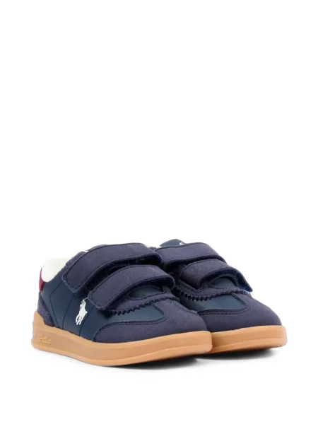 Sneakersy dziecięce Polo Ralph Lauren niebieskie