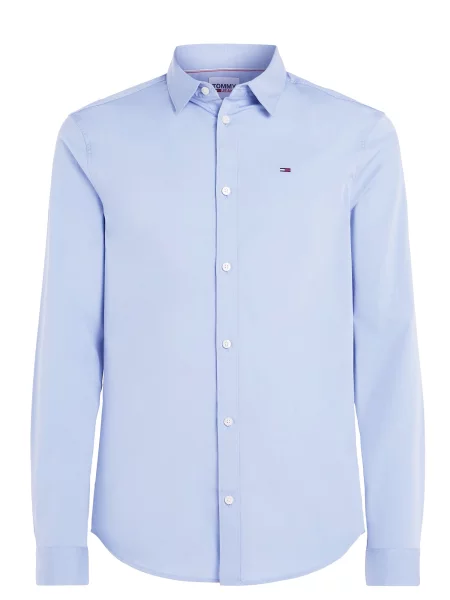 Tommy Jeans Πουκάμισο γαλάζιο / αιματί λευκό